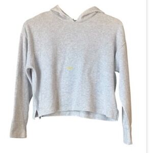 Old Navy Cropped Heather Grey lightweight Knit Sweater/Top